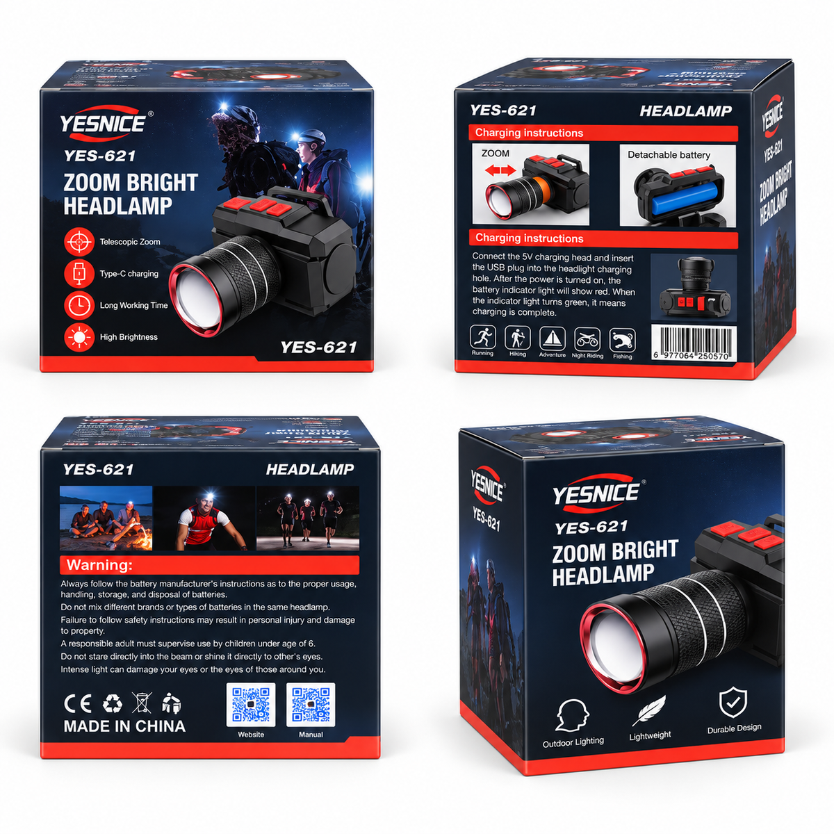 Yesnice headlamp