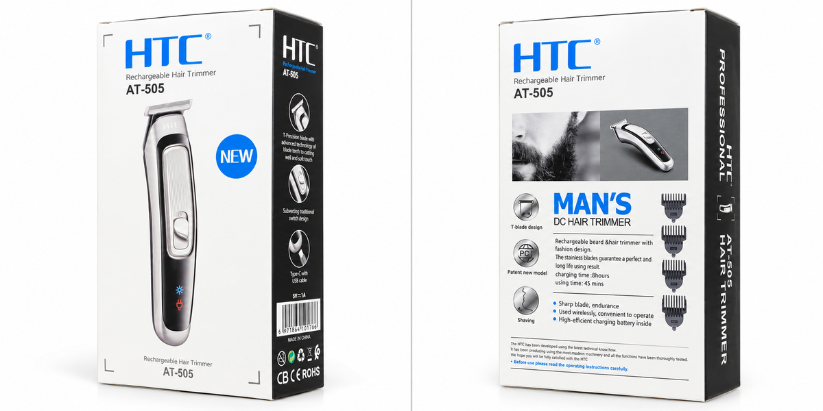 HTC AT-505 Rechargeable Hair Trimmer